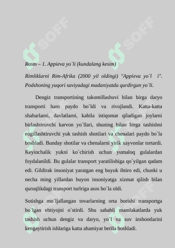 Transportning mamlakat  iqtisodiyotidagi  ahamiyati. 3