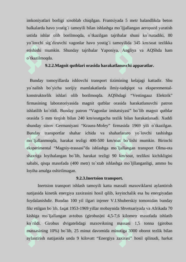 Yagona transport tizimini rivojlantirish 6