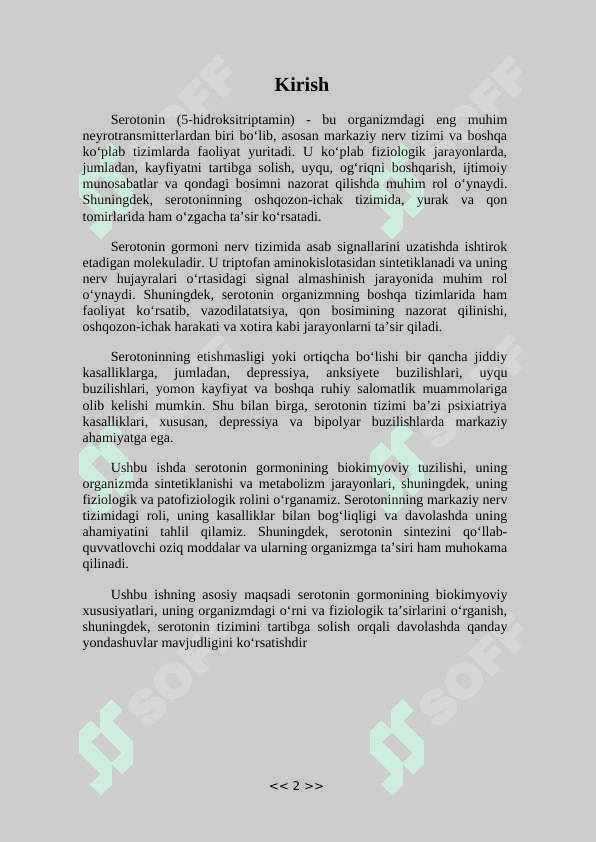 Gormonlar. Prostaglandinlar va ularning ahamiyati 2