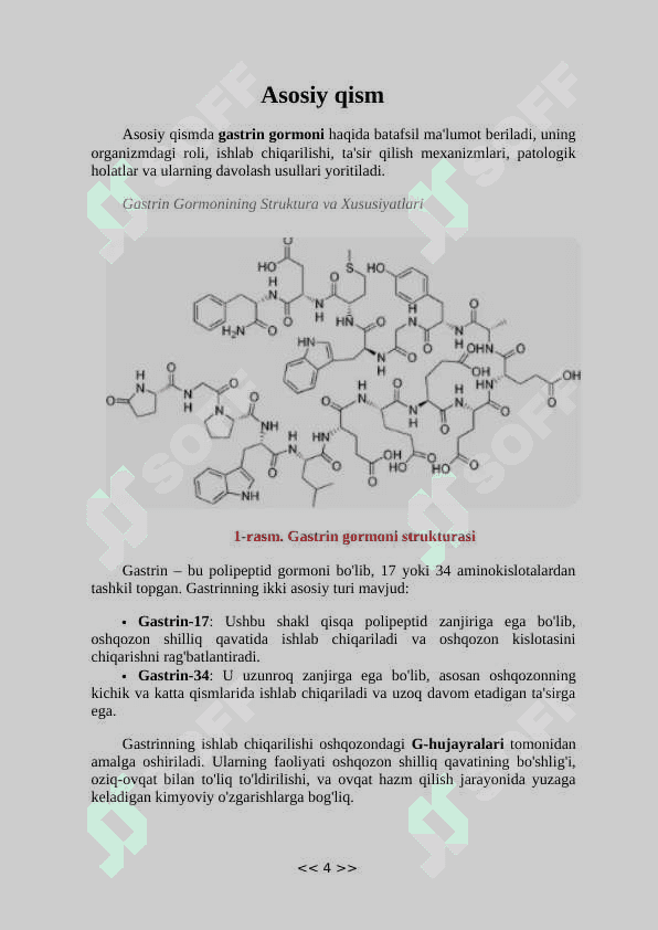 Gastrin gormoni va ularning funksiyalari 4