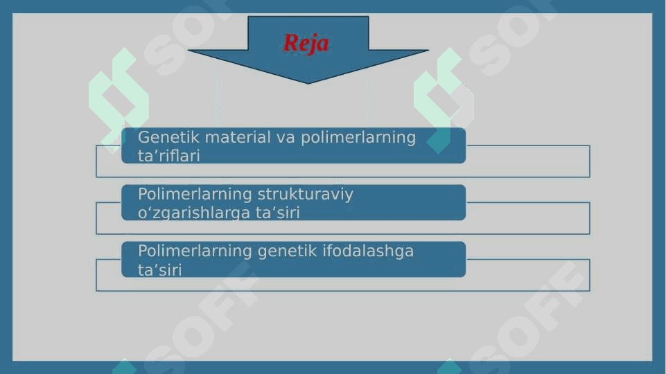 Genlarning polimer ta’sirida belgilarning irsiylanishi 2