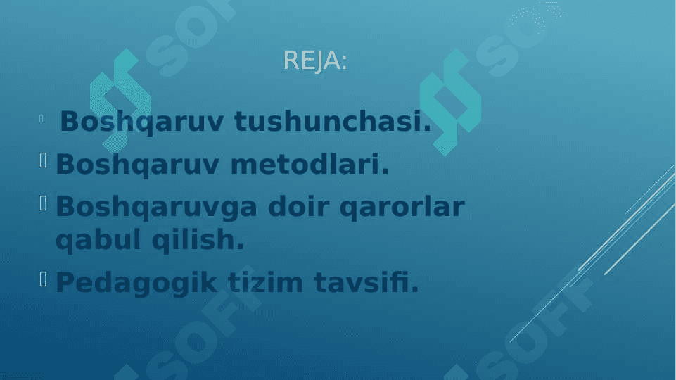 Boshqaruvning nazariy asoslari 2