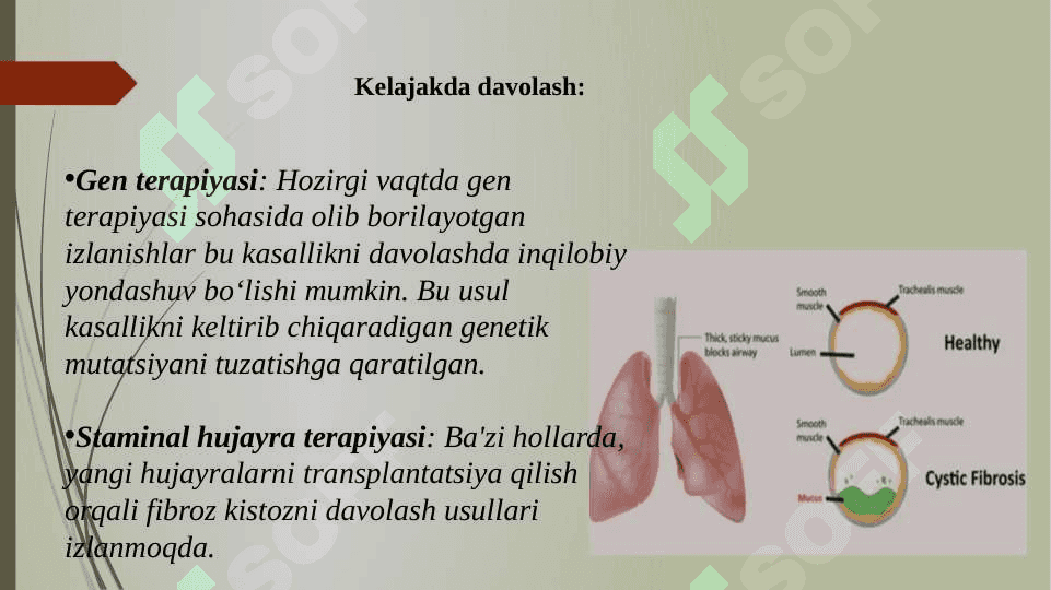Genlarning o’zgarishi bilan bogʻliq irsiy kasalliklar 8