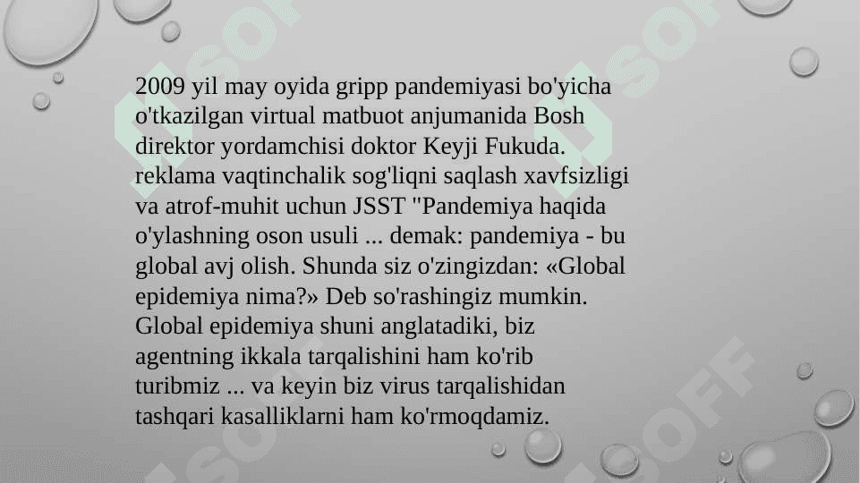Pandemiya nima? 6