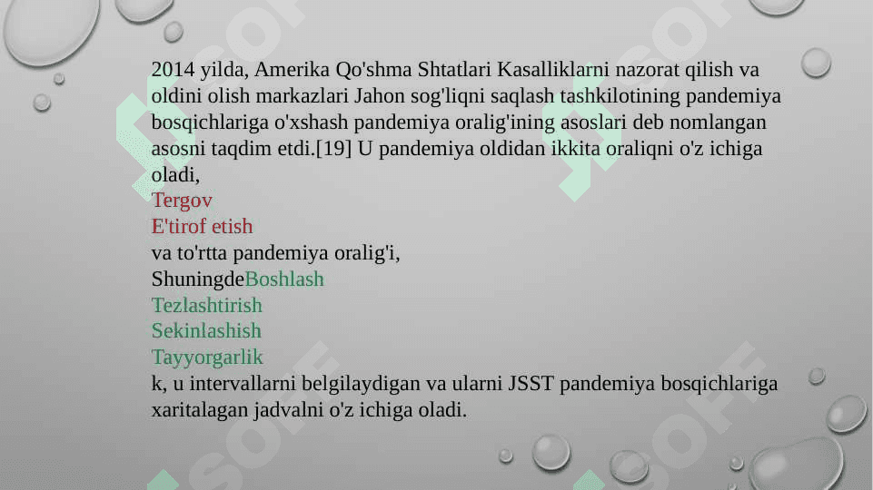 Pandemiya nima? 8