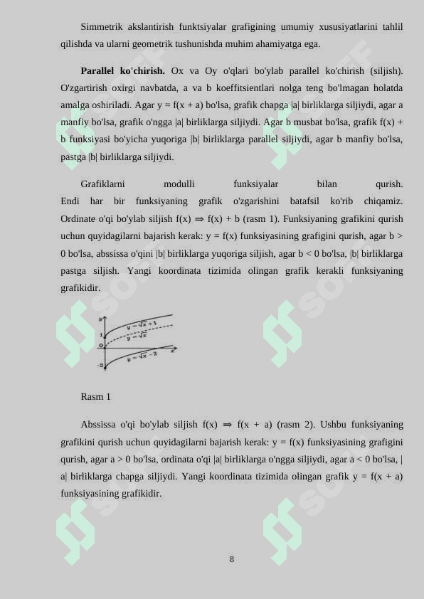 Kvadrat funksiya 8