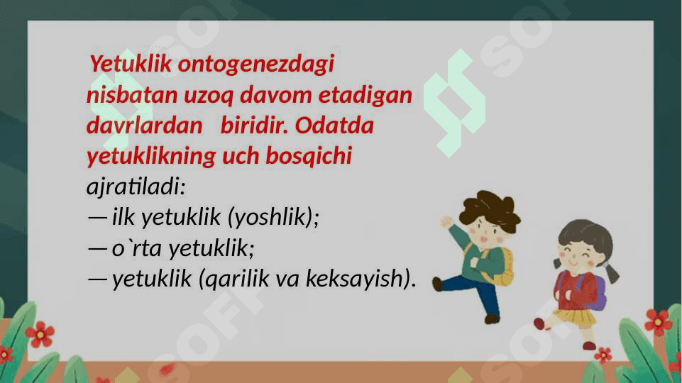 Ilk yetuklik davrining psixologik xususiyatlari 2