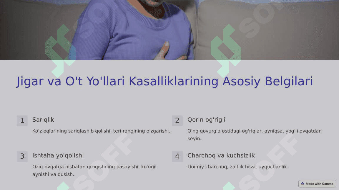 jigar va o`t yullari kasalliogi H.M.D 2