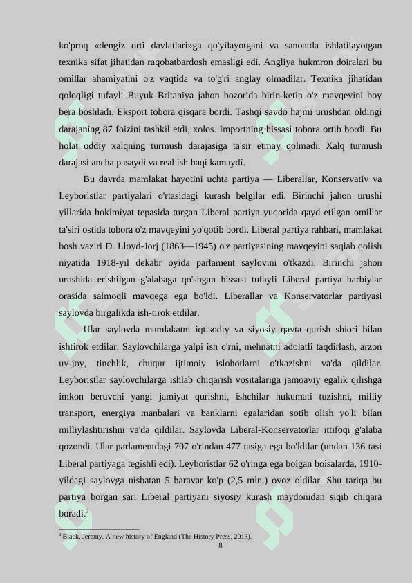 Ikkinchi Jahon urushi arafasida Angliyada siyosiy vaziyat 8