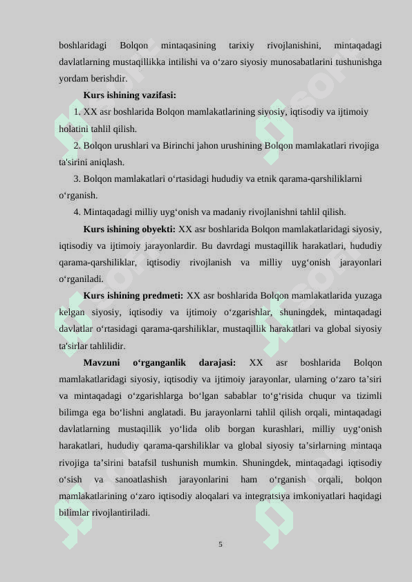 XX asr boshlarida Bolqon mamlakatlari 5