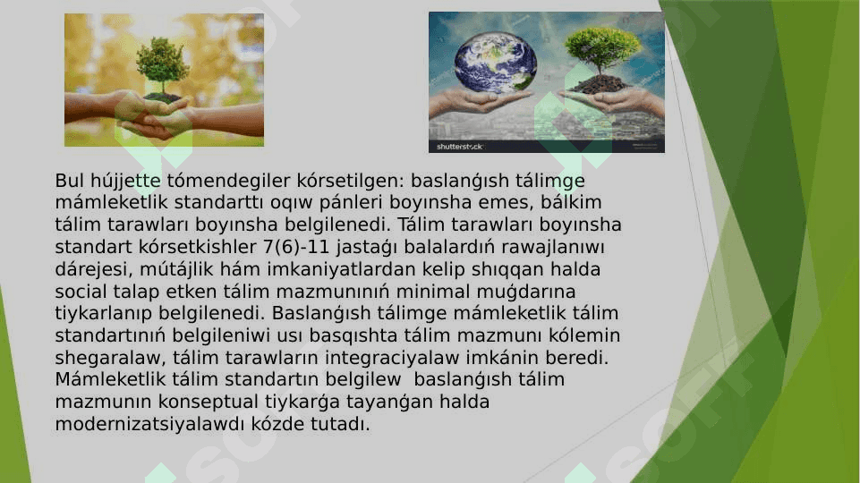 Baslawısh mekteplerde tábiyáttanıw pániniń mazmunı, oqıw programmasınıń analizi 4