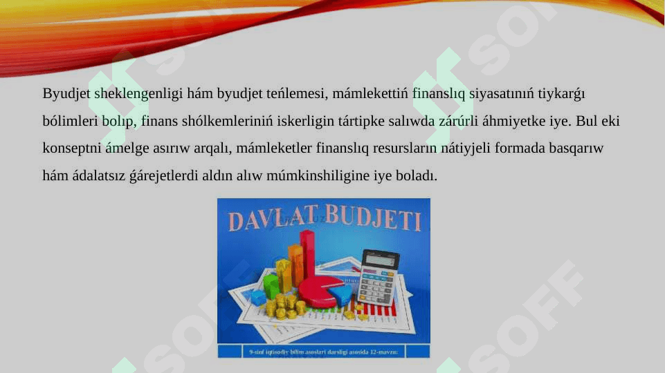 Byudjet sheklengenligi hàm byudjet teńlemesi 4