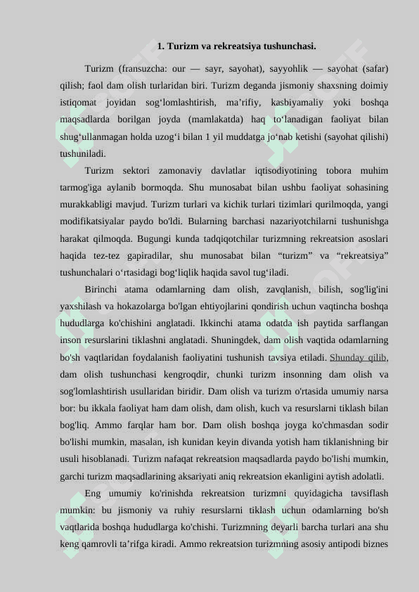 O’zbekistonning turizim va rekratsiya geografiyasi 6