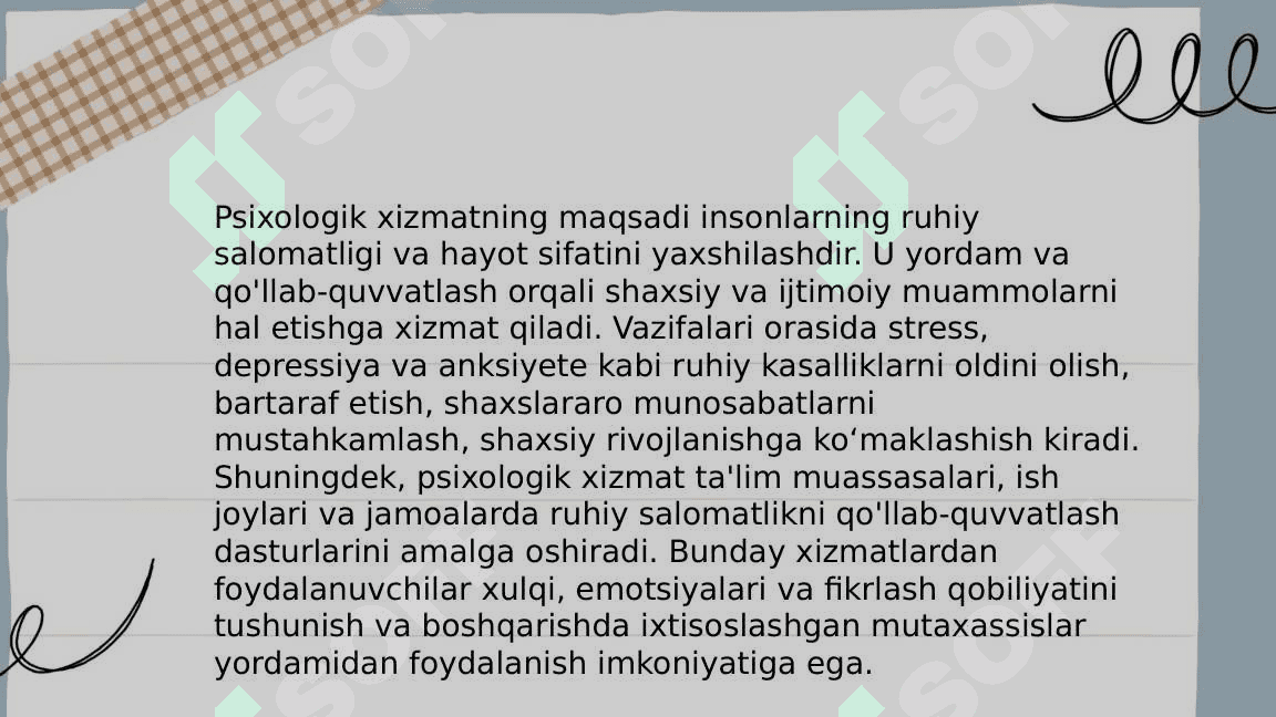 Psixologik hizmatning normativ ishchi hujjatlari 4