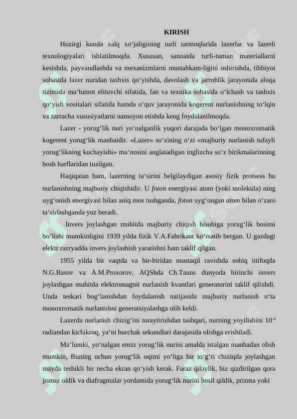 Invers balandlikni hosil qilish usullari 3