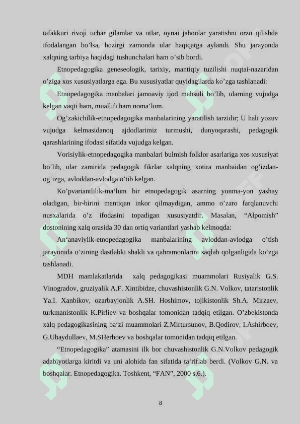 Xalq pedagogikasining milliy tarbiya tizimida tutgan o‘rni.doc 8