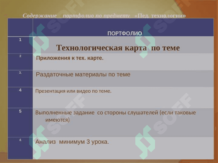 Образец ПОРТФОЛИО 2