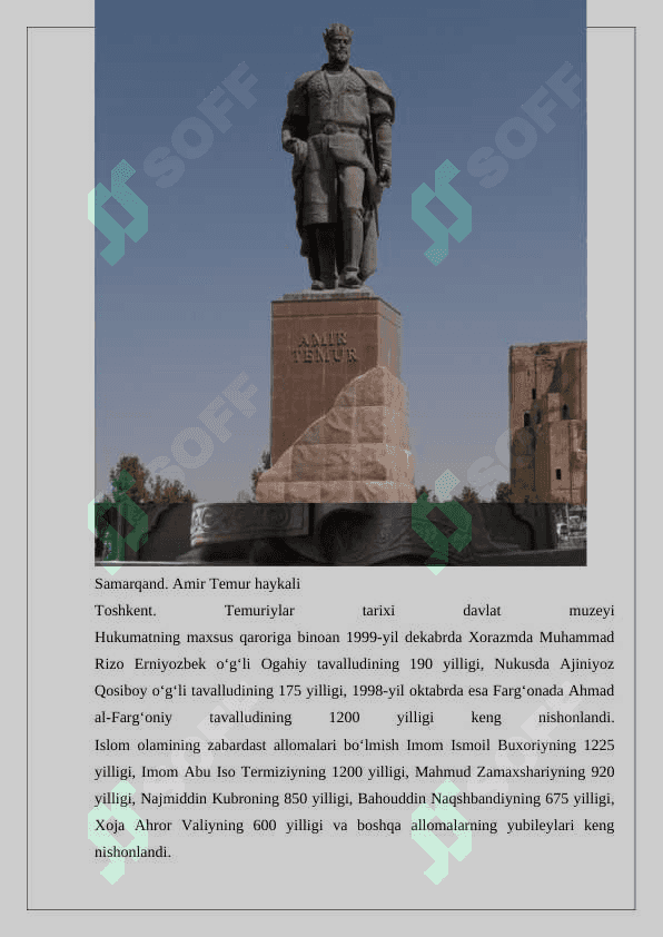 Mustaqillik yillarida manaviy va tarixiy merosning qayta tiklanishi   24 3