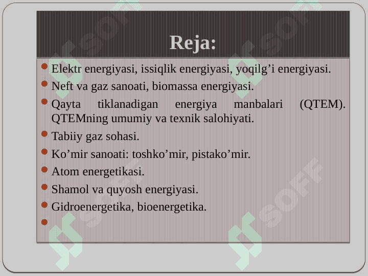 An’anaviy va noan’anaviy energiya manbalari 2