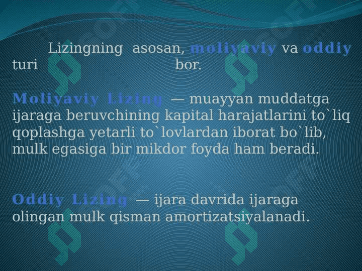 FAKTORING LIZING OPERATSIYALARI HISOBI 5