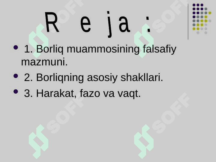 Falsafa va tabiiy ilmiy fanlarda borliqning mohiyatiga oid konsepsiyalar 2