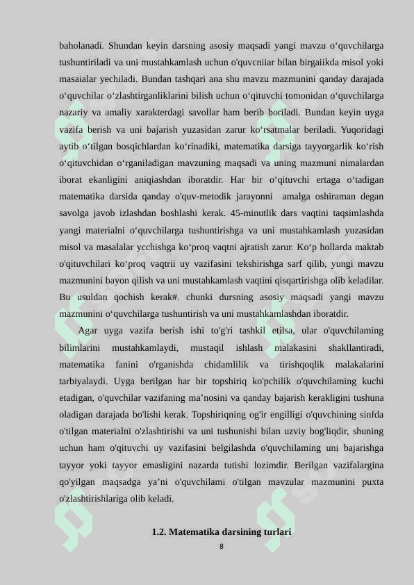 MATEMATIKA O‘QITISHDA YANGI PEDAGOGIK TEXNOLOGIYALARDAN FOYDALANISH 7