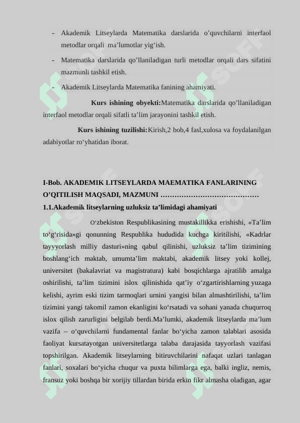 AL da Matematika o’qitishda interfaol metodlar va ularni qo’llanilish 4