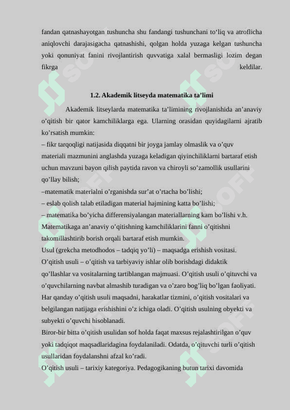 AL da Matematika o’qitishda interfaol metodlar va ularni qo’llanilish 8