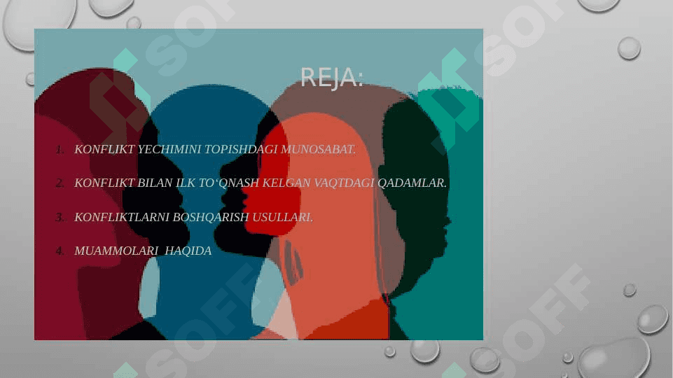 Konfliktlar psixoligiyasining muommolari va predmetlari 2