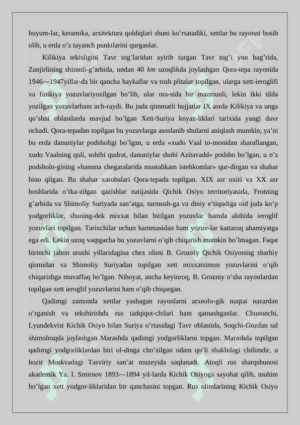Qadimgi Xett epigrafikasi. 4