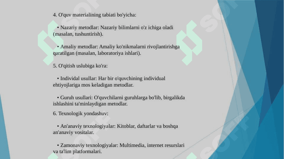 Ta’lim metodlari va vositalari 7