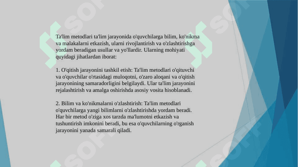 Ta’lim metodlari va vositalari 8