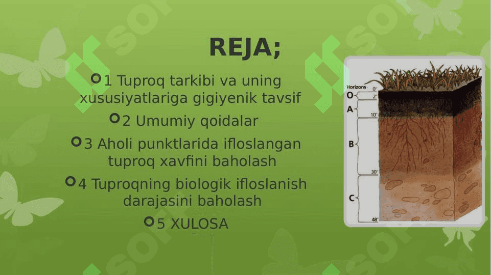 TUPROQNI GIGIYENIK BAXOLASH 2
