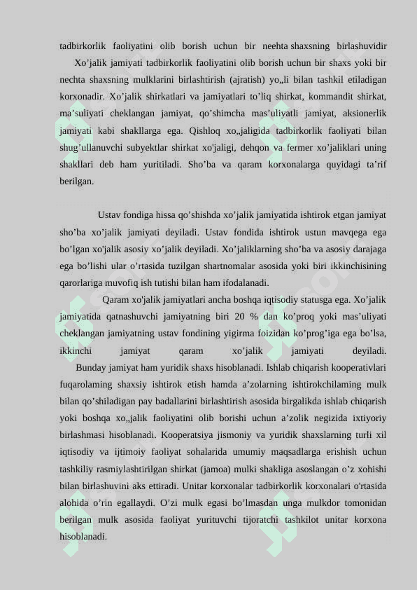 Agrar munosabatlar va ularning O’zbekiston   iqtisodiyotidagi o’rni 8