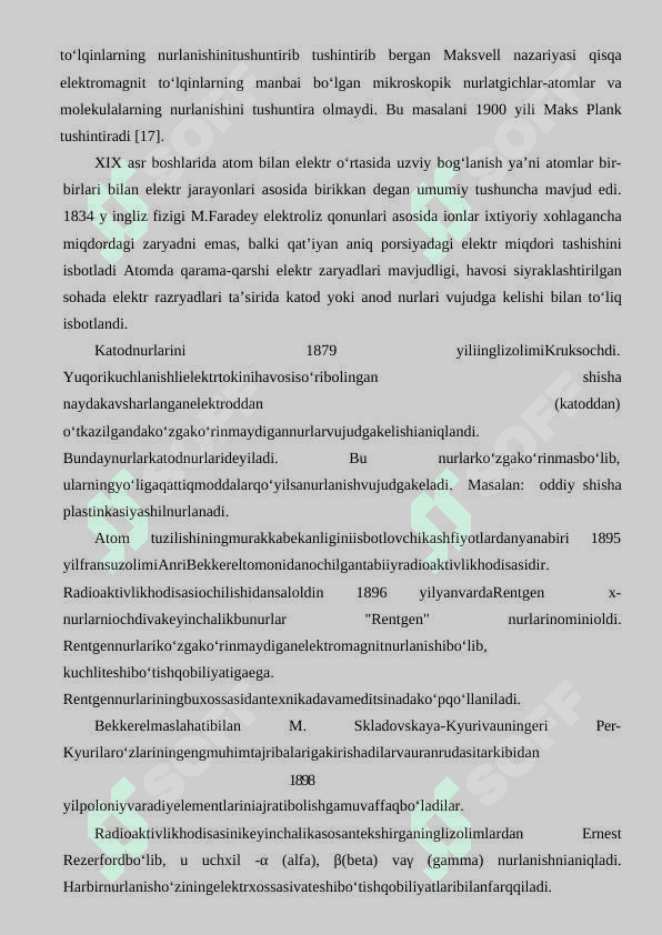 PLANK GʻOYASI VA EYNSHTEYNING KVANT NAZARIYASI 5