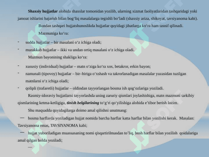 Ish yuritish tili va uslubi 7