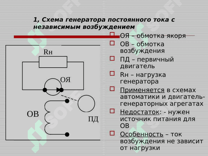 Генераторы постоянного тока 4