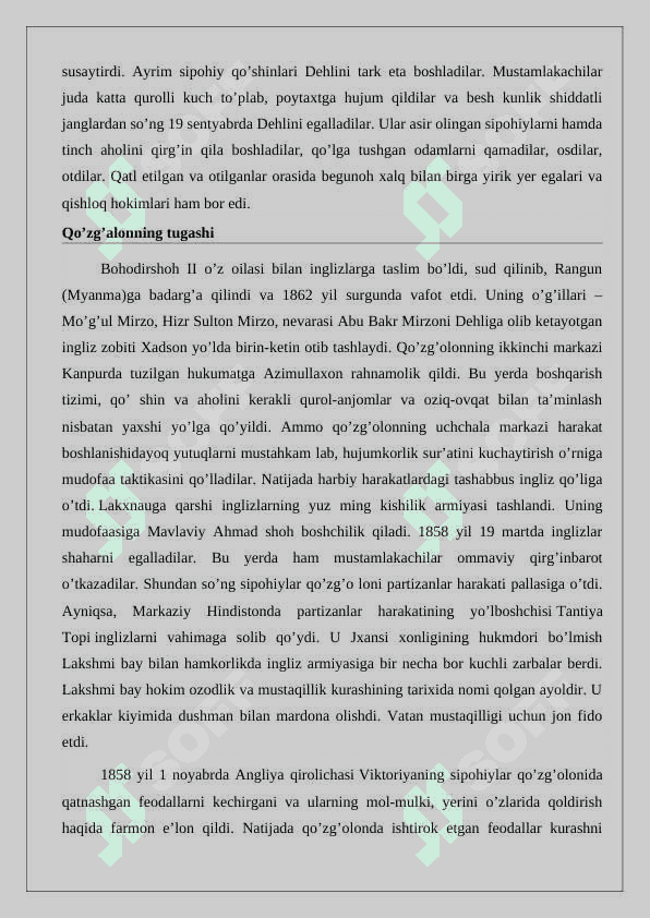 SIpOHILAR QO'ZG'OLONI HAQIDA 3