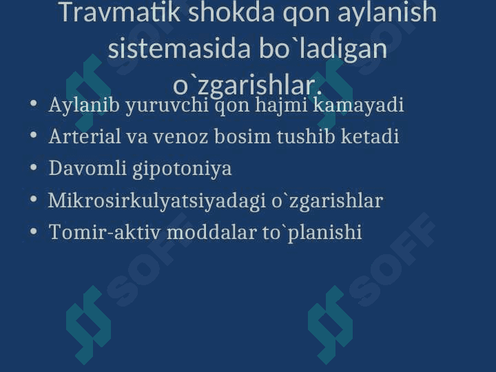 TRAVMATIK SHOK 5
