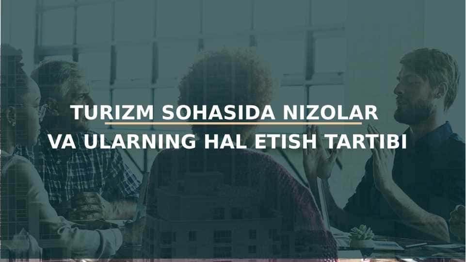 TURIZMDA NIZOLARNI HAL ETISH