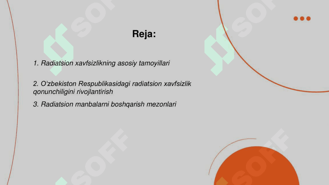 Radiatsion xavfsizlik normalari va qonunchilik 2