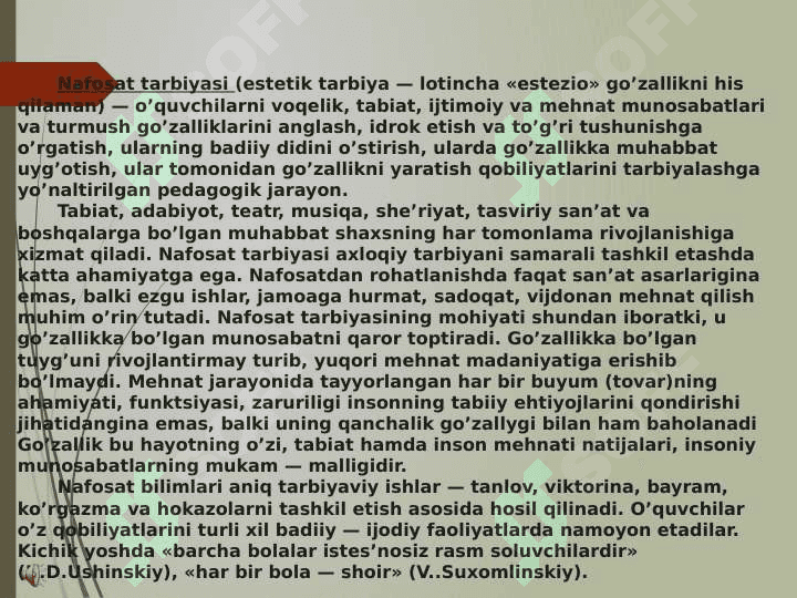 Nafosat tarbiyasi. Uning maqsad va vazifalari 5