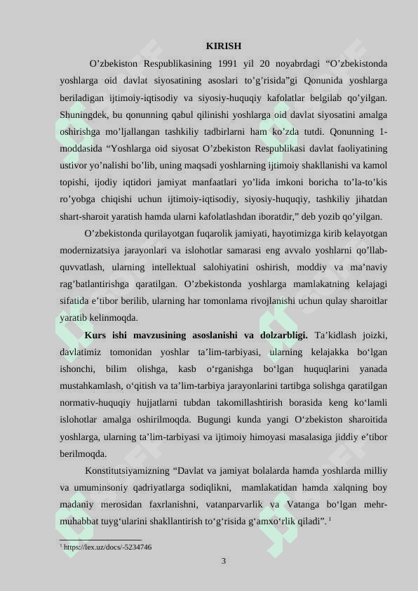 Yoshlarni qo'llab- quvvatlashda davlat siyosatining ahamiyati 3