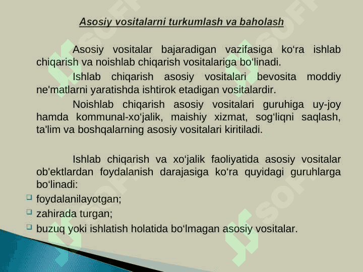 ASOSIY VOSITALAR VA NOMODDIY AKTIVLAR HISOBI 6