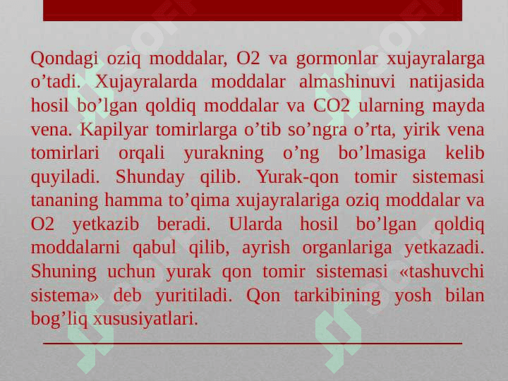 QON VA UNING TUZILISHI, UNING TARKIBIY QISMLARI 4