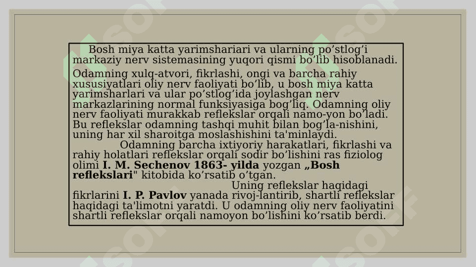 Oliy nerv faoliyati 2