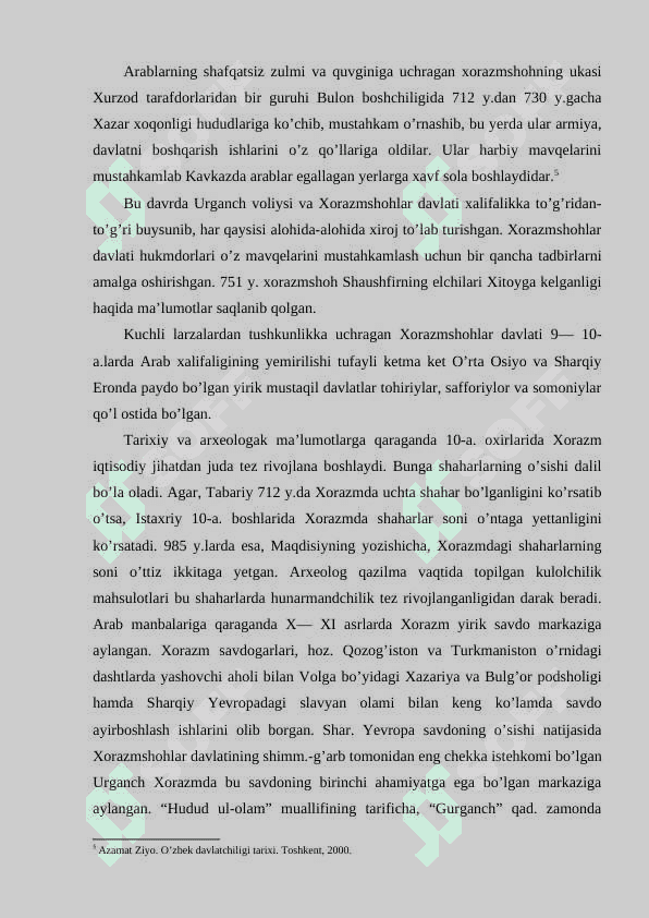 Xorazmshoxlar davlati va Mo‘g‘illar davlati o‘rtasidagi munosabatlar 7