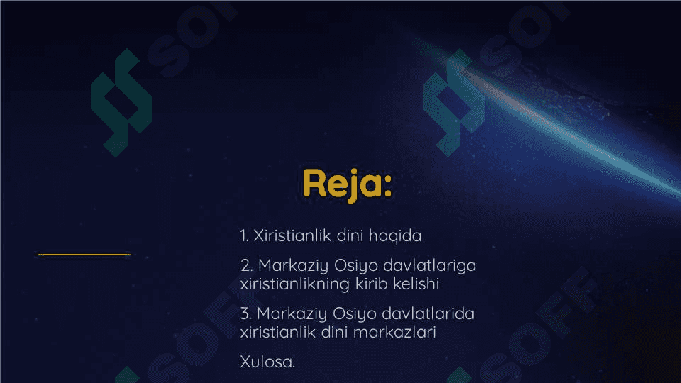 Markaziy Osiyo davlatlarida xiristianlik diniy 2