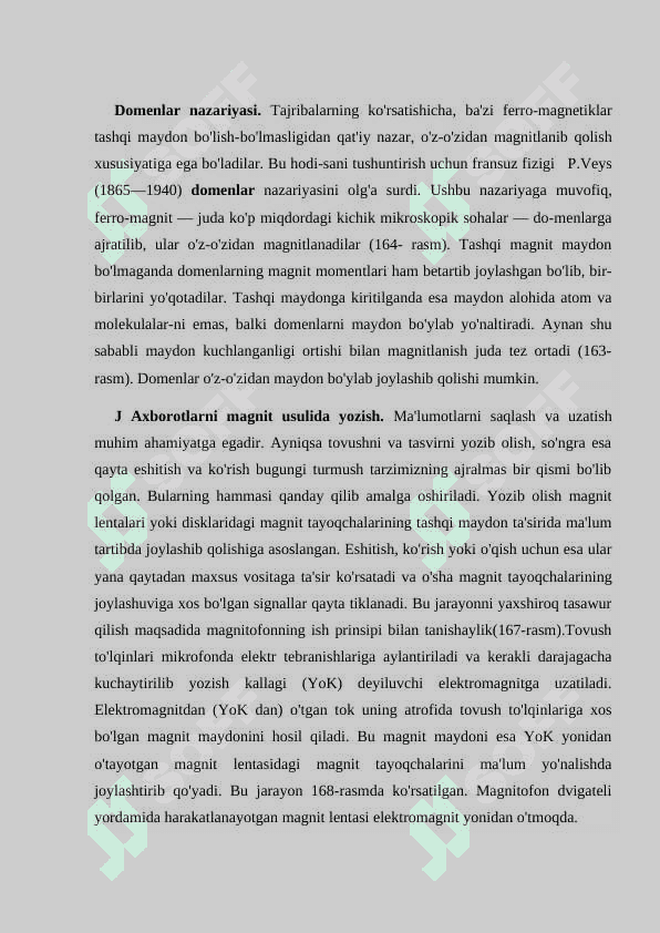 Qattiq jismlarning magnit xossalari 4