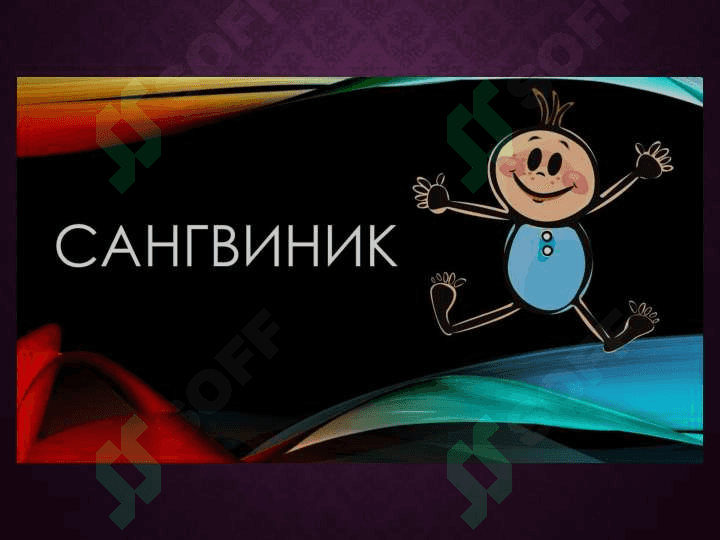 Сангвиник тип темперамента 4